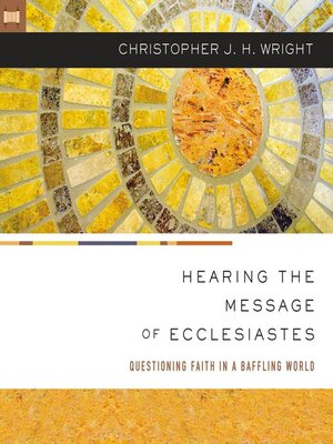 cover image of Hearing the Message of Ecclesiastes